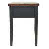 Bridgevine Home Essex 53 inch Writing Desk, No Assembly Required, Black and Whiskey Finish