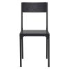 Dining Table Set for 4, Kitchen Table with 2 Chairs and a Bench, 4 Piece Kitchen Table Set for Small Space, Home Kitchen Bar Pub Apartment, Black